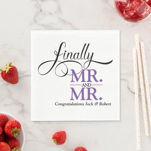 Finalmente Guardanapos para Recepção de Casamento  (Insitu)