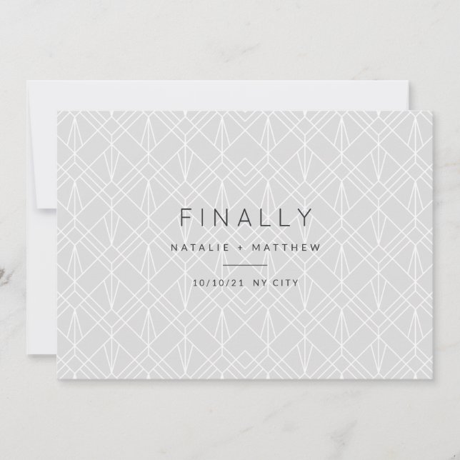 Finalmente, salve o anúncio de data (Frente)