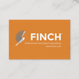 Finch cartão de visita europeu
