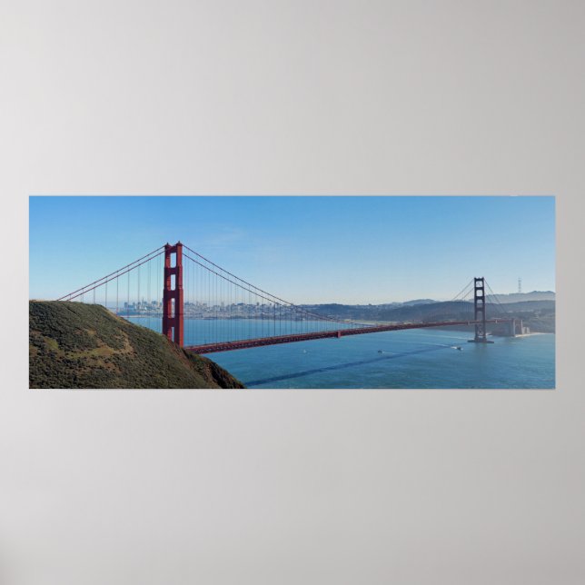Fine Art Poster Golden Gate Bridge (Frente)