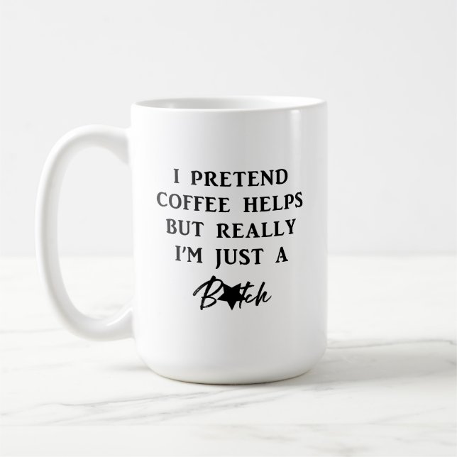 Fingir Café Ajuda A Caneca de viagem (Esquerda)