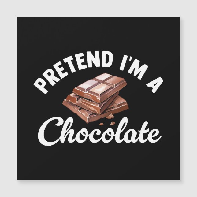 Finja que sou uma barra de chocolate (Frente)