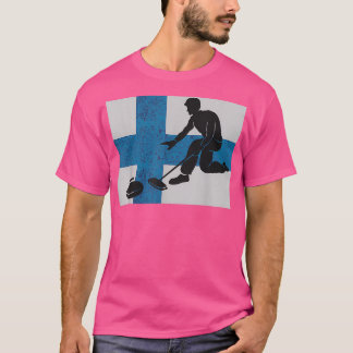 Finlândia Camisa De Curva Bandeira Finlandesa Espo