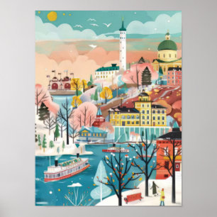 Finlândia Impressão Finlândia Ilustração Helsinque