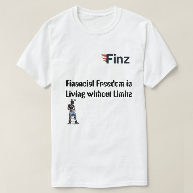Finz t-shirt  (Frente do Design)