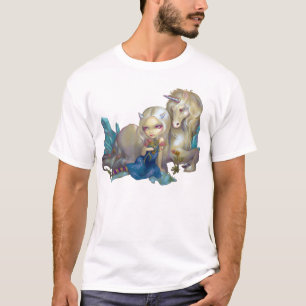 Fiona e o cavalo da fada da fantasia da CAMISA do