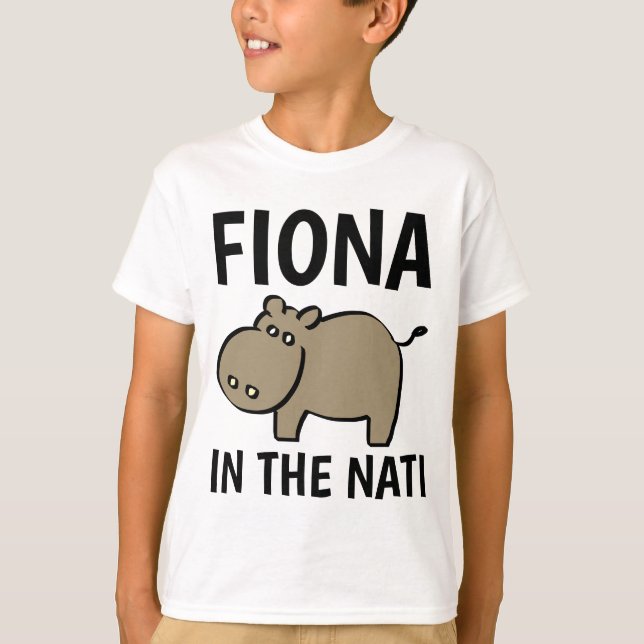 FIONA HIPPO Kids T-Shirts (Frente)