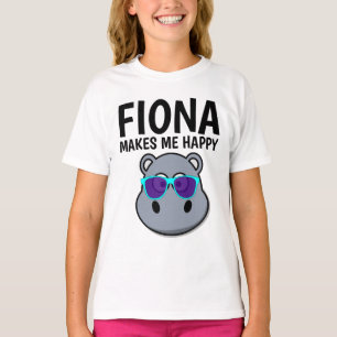 FIONA HIPPO ME FAZ FELIZ T-shirts