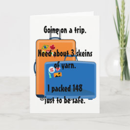 Fios, Cartão de saudação, Cartão de nota para tric