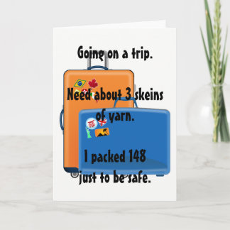 Fios, Cartão de saudação, Cartão de nota para tric