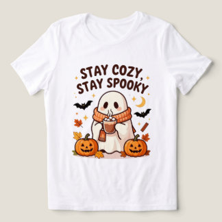 Fique Aconchegante Fique Assustador Camiseta de Ha