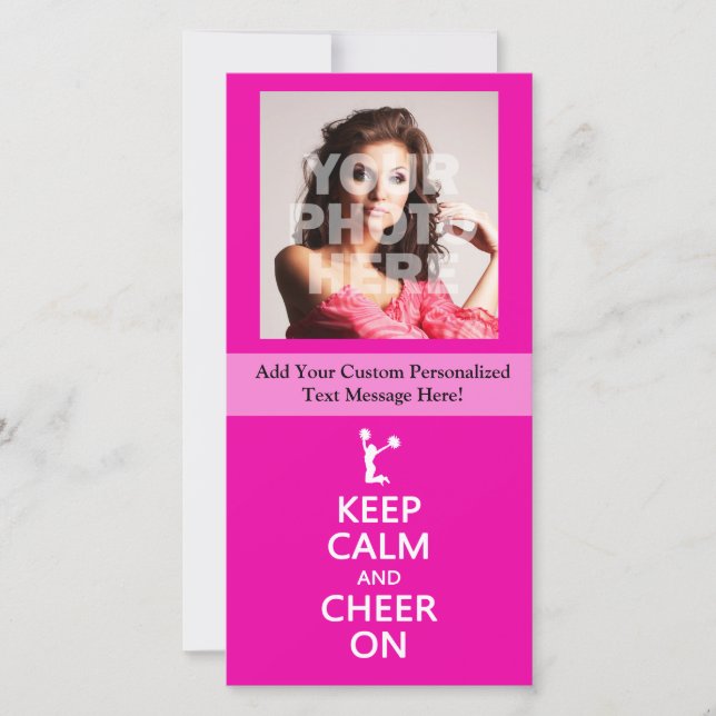 Fique calmo e animado, Cheerleader rosa (Frente)