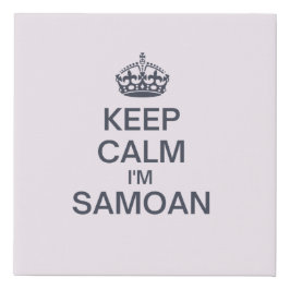 Fique calmo Eu sou Samoano