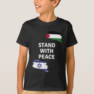 Fique Com A Paz. Camisa Palestina de Israel. Diga
