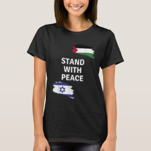 Fique Com A Paz. Camisa Palestina de Israel. Diga