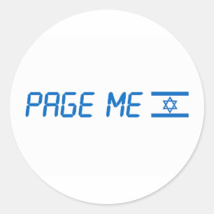 Fique com Israel ou me mande o adesivo