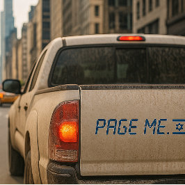 Fique com o adesivo para-choques de Israel