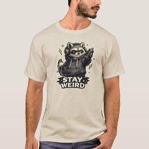 Fique Estranho – Adesivo e Camiseta de Rua de Mapa