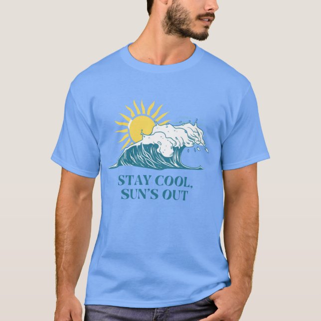 Fique Legal, Sun's Out | Summer Vibes T-Shirt (Frente)