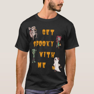 Fique Louco Comigo Na T-Shirt Do Dia Das Bruxas