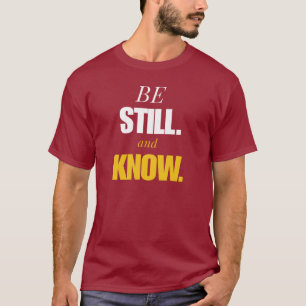 Fique Parado e Saiba - Camiseta de Mentalidade Esp