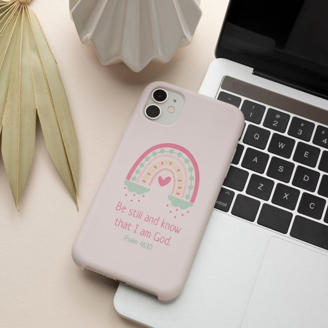 Fique quieto e saiba que eu sou a capas de iphone  (Be still and know that I am God Psalms iPhone case)