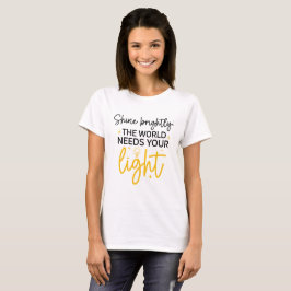 Fiquem Inspirados! Camisa de Cotação de Motivação 