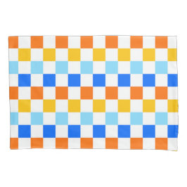 Fire and ice checkerboard pattern