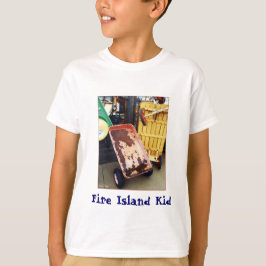 "Fire Island Kid" Carruagens Coloridas T-shirt do