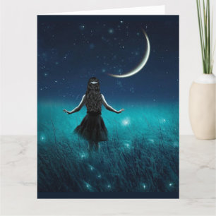 FIREFLIES E CARTÃO DE GREETING DE VAZIO DE GAROTAS