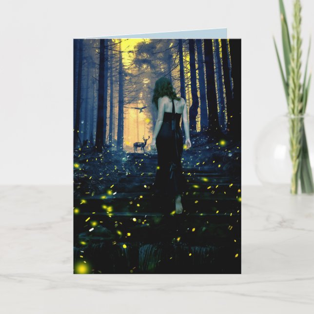 FIREFLIES RELÂMPAGOS CARTÕES DE ANIVERSÁRIO PARA E (Frente)