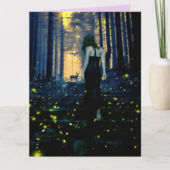 FIREFLIS RELÂMPAGO INSETOS NO ANIVERSÁRIO - CARTÃO (Frente)