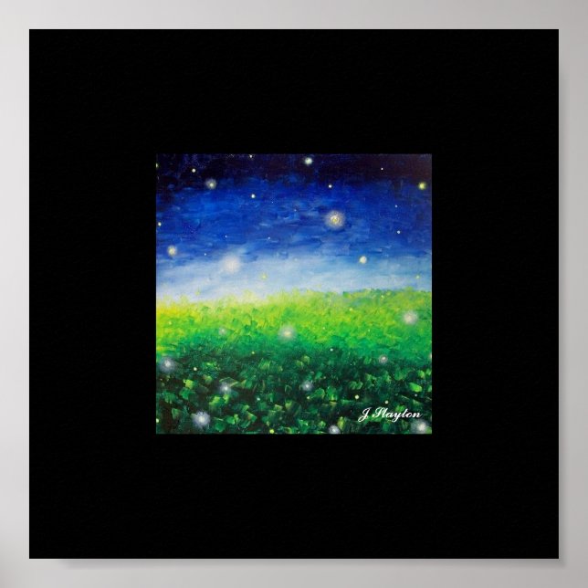 Firefly Fields Poster Impressão (Frente)