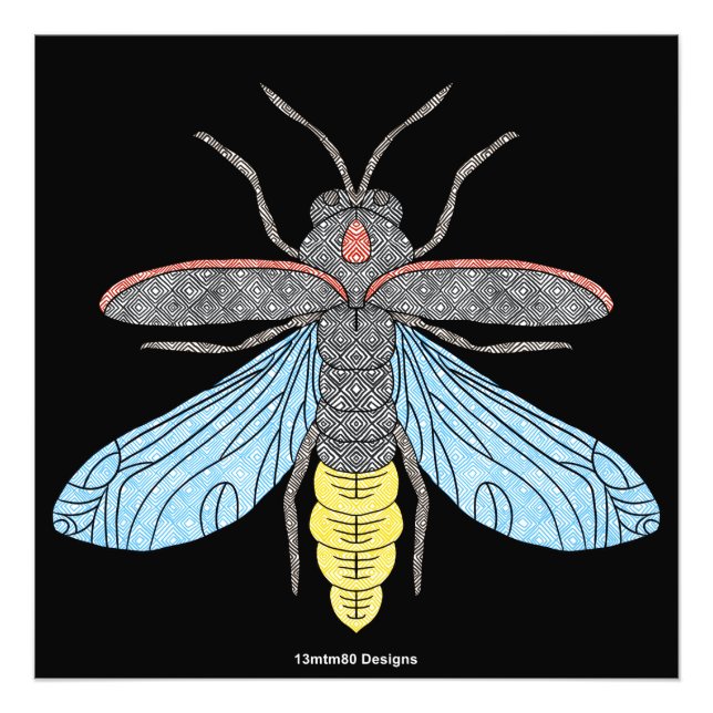 Firefly (preto) - Impressão de fotos (Frente)