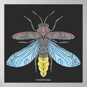 Firefly (preto) - Poster Impressão