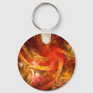 Firestorm Nova Abstrato Art Chaveiro