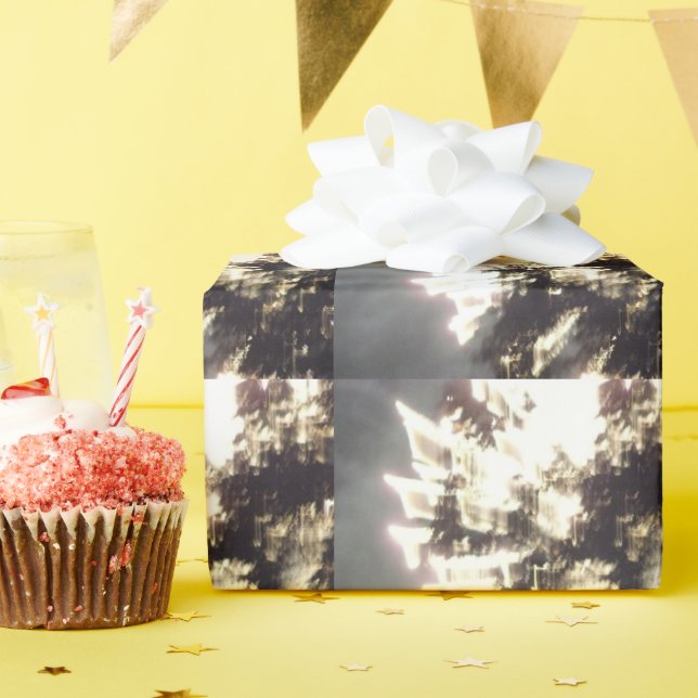 Fireworks 2 papel de embrulho de mate (Festa de aniversário)