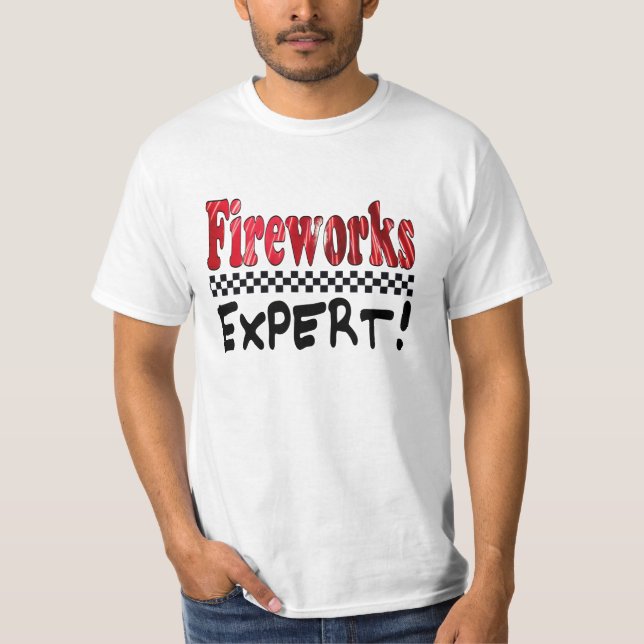 Fireworks Expert T-shirt (Frente)