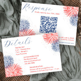 Fireworks & Forever RSVP & Details Cards