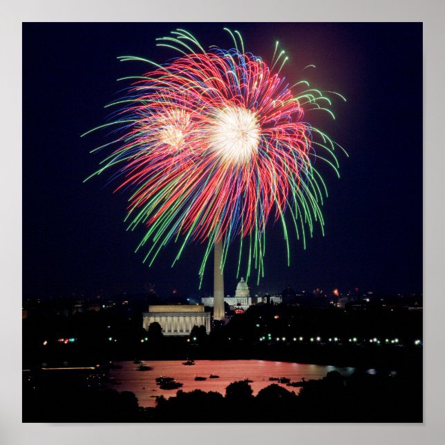 Fireworks no DC Poster (Frente)