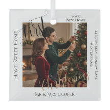 First Christmas New Home Newly Wed Couple's Photo