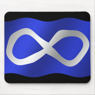 First Nations Metis Flag Art Mousepad