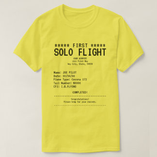 First Solo Flight T-Shirt