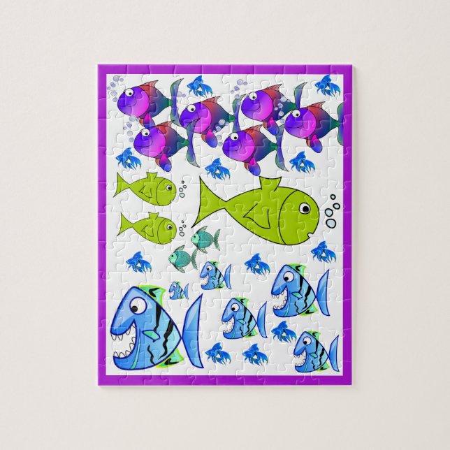 Fish Jigsera Quebra-cabeça (Vertical)