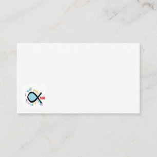 Fishers do cartão de visita dos homens que sae de