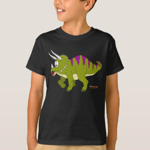 Fishfry projeta o t-shirt escuro do Triceratops