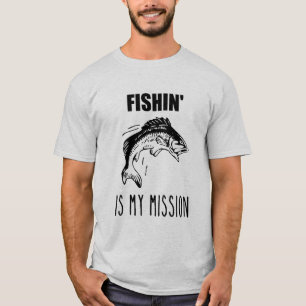 Fishin é minha camisa do pescador T da missão