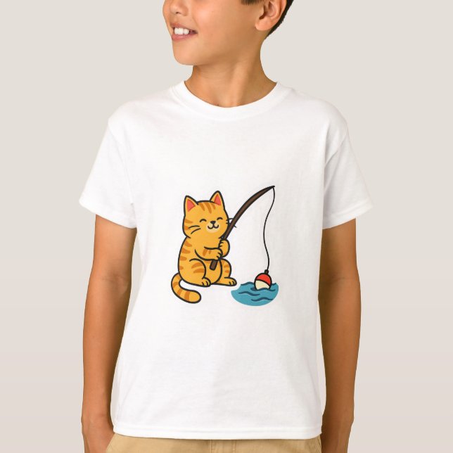 Fishing Cat - T-Shirt (Frente)