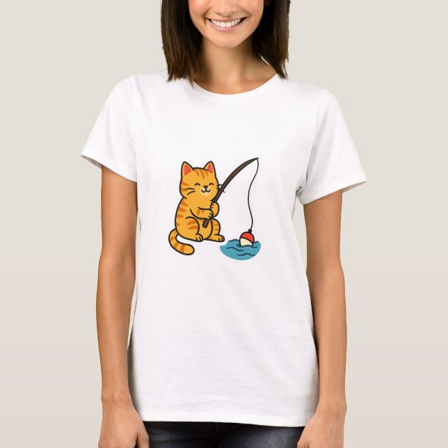 Fishing Cat - T-Shirt (Frente)
