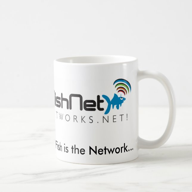FishNet-NetWorks.Net! Caneca de café (Direita)